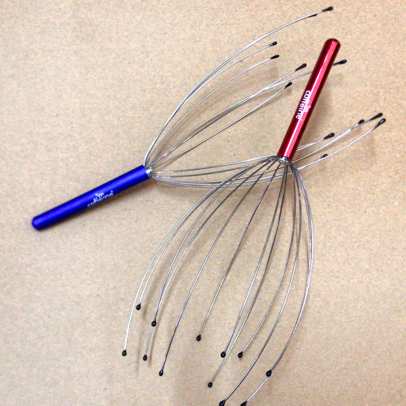 露店八爪魚頭部マッサージ器マッサージ首魂抽出器背中を掻いて頭皮を掻いてかゆい神器を掻く|undefined