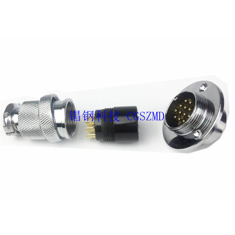 35MM GXϵ�к��ղ�ͷ 2~19оԲ�β���16G waterproof copper plug