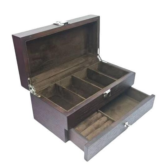 咖啡色首饰手表盒 (1)