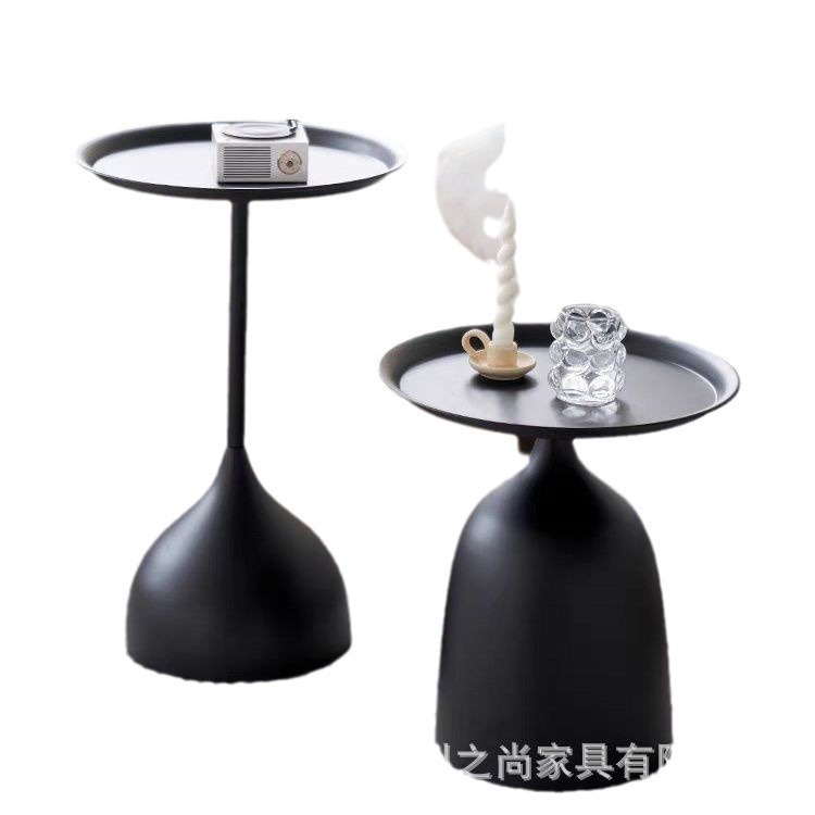 奶油风沙发边几边桌现代简约小茶几网红迷你小圆桌床头小边几移动|undefined