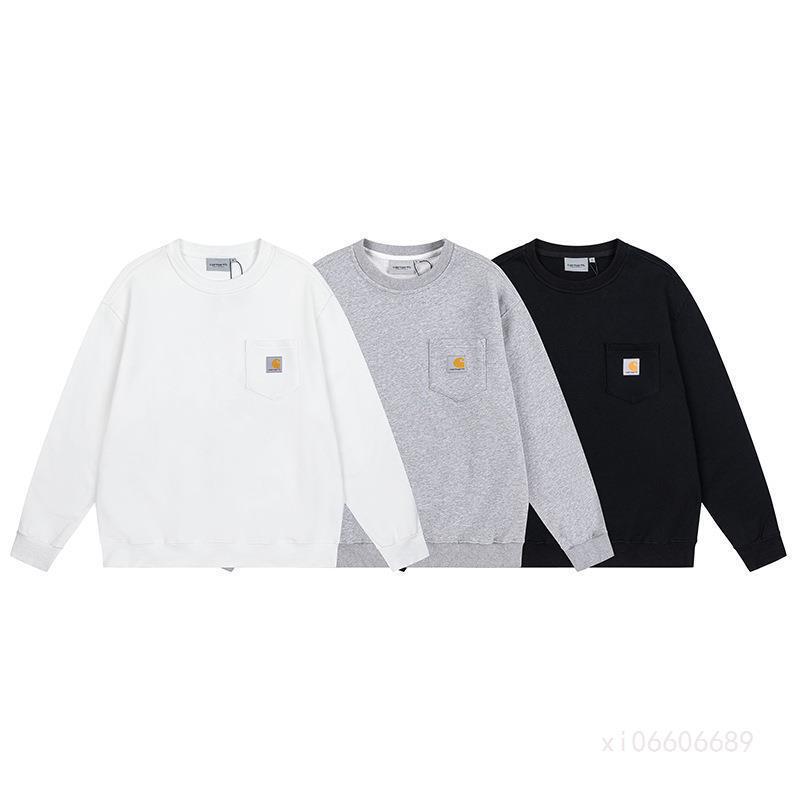 Cross-Border Foreign Trade New Outerwear Carhartt Embroidered Letter Thin Round Neck Sweatshirt Loose Casual Versatile Hoodie Trendy