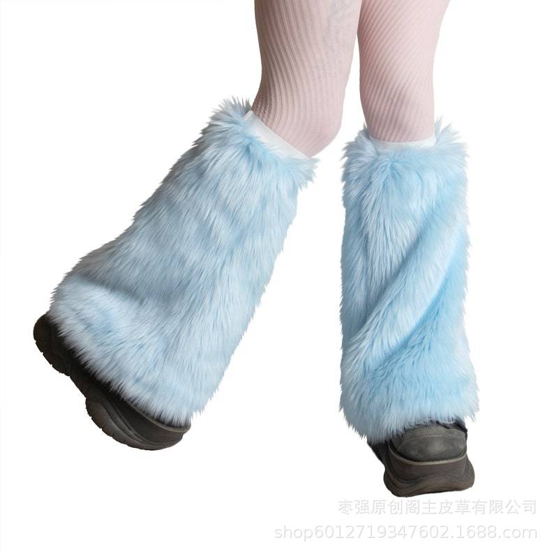 2023 calcetines peludos de la pierna calcetines lindos de la pila de Lolita calcetines de Terry JK calcetines de la pantorrilla de La felpa calcetines del invierno espesados a prueba de frío