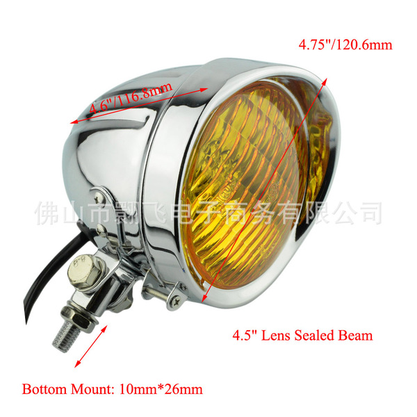 Electric vehicle modified retro headlights
