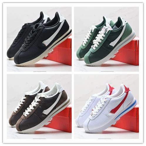 Классические легкие и удобные мужские кроссовки Putian Classic Cortez в стиле Форреста Гампа, повседневные кроссовки для бега и спорта.