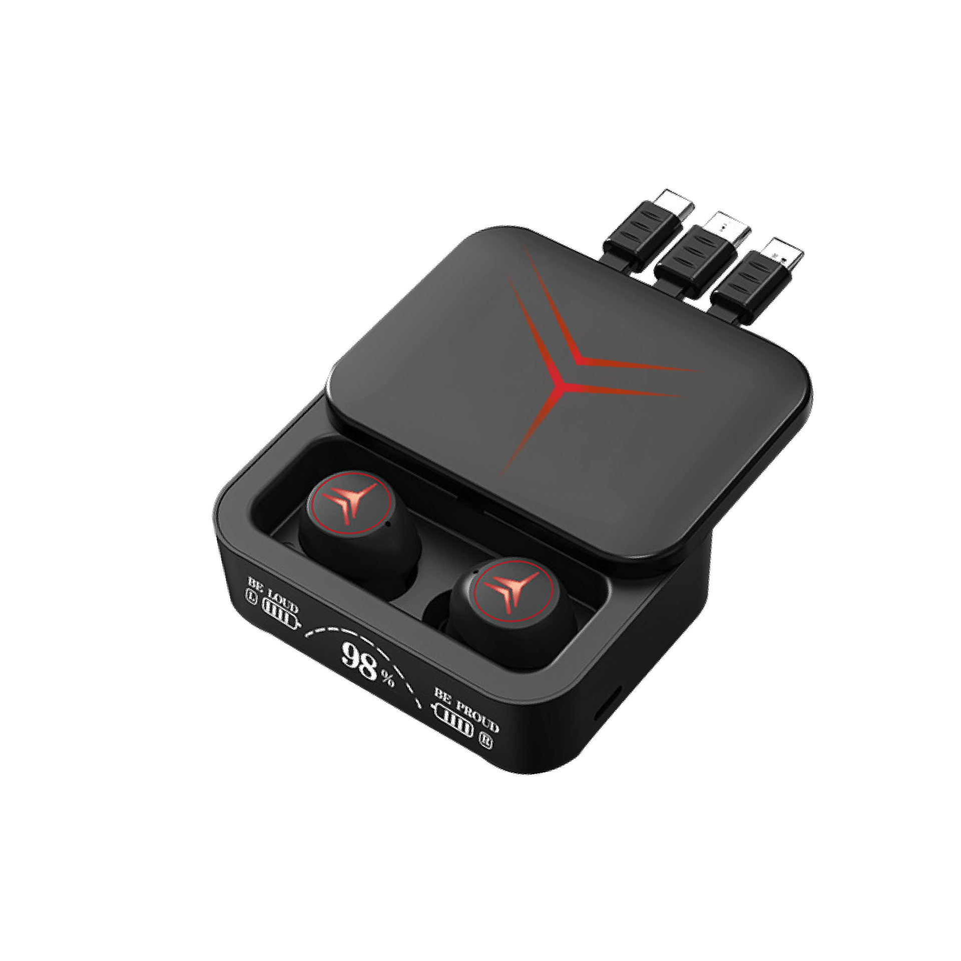 Fuente de explosión transfronteriza fábrica de auriculares inalámbricos de generación transparente Ari31 auriculares para juegos con pantalla digital HK3 al por mayor