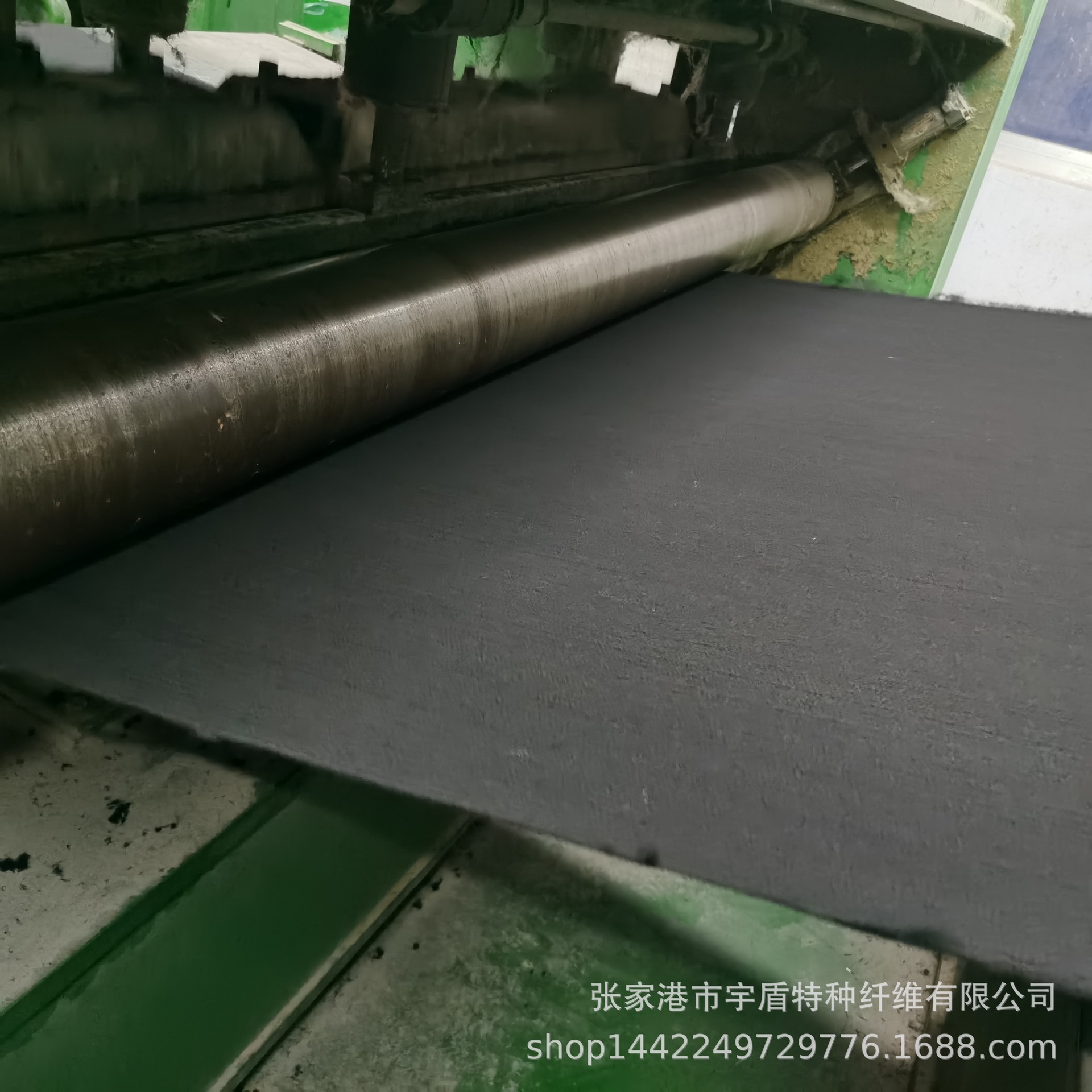 源头厂家专业 高品质 针刺梳理 黑色阻燃预氧丝无纺布 多规格可选