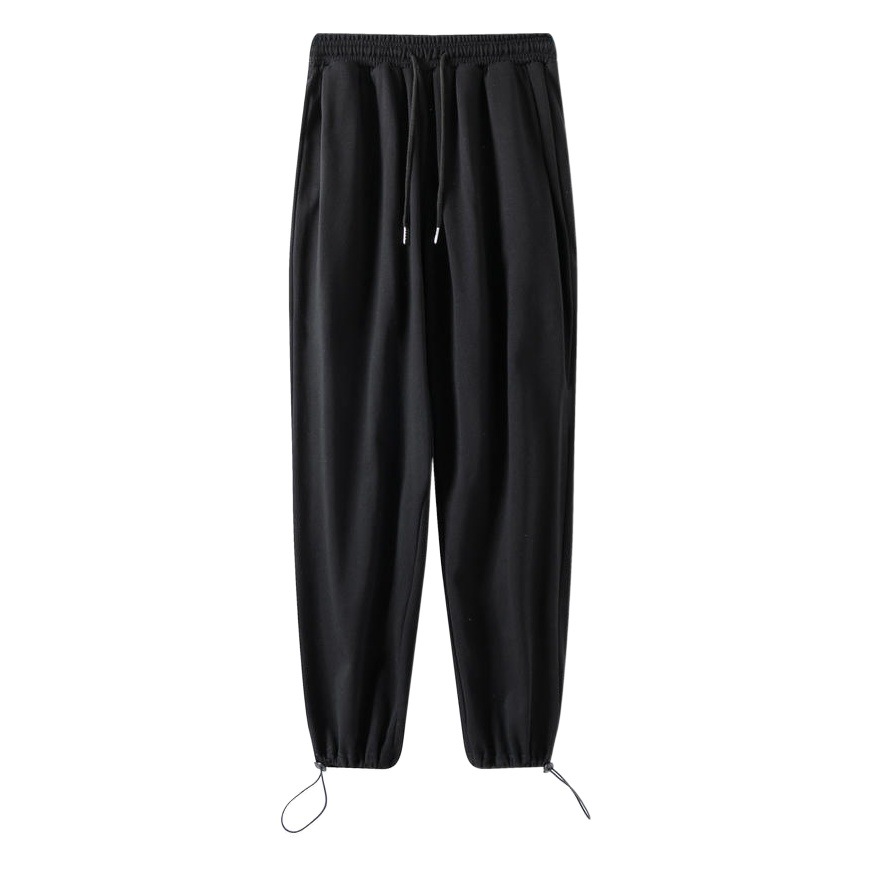 300g pantalones casuales hombres otoño e invierno sueltos pantalones atados al tobillo primavera y otoño delgados pantalones deportivos a juego para hombres y mujeres