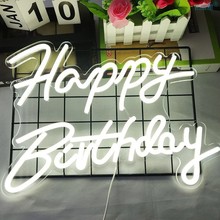 Happy Birthday LED Neon LED Sign Party Décor Neon Lights