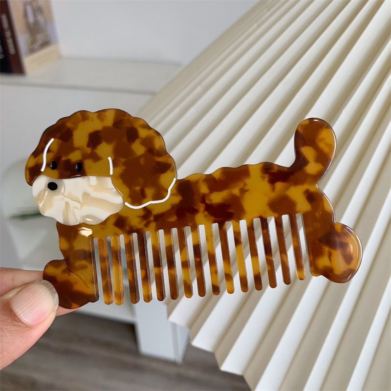 小众创意设计卡通水果食物造型的醋酸发梳随身携带中小号梳i子|undefined