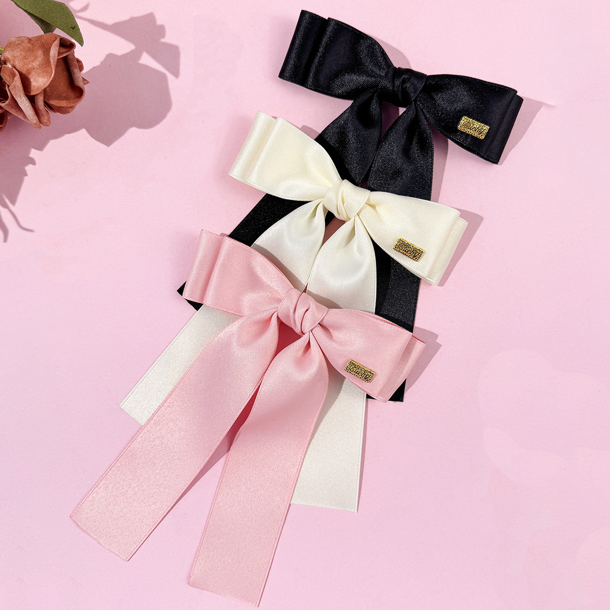 Holiday, Street Occasion Princess Sweet Women's Bow Knot Ribbon Hair Clip