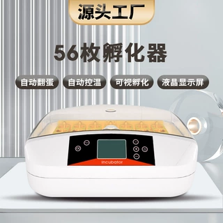 厂家批发56枚鸡鸭鹌鹑孵化机养殖孵化设备 智能家用中小型孵蛋器