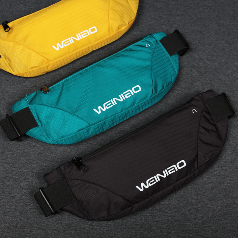 Running Sports Waist Bag, Men's and Women's Mobile Phone Bag, Non-Shaking Equipment, Invisible Anti-Sweat Morning Running Mobile Phone Bag