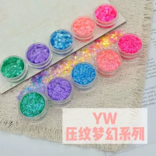 源头工厂定制各类异形金葱粉美甲印刷工艺品专用闪光辅料现货批发