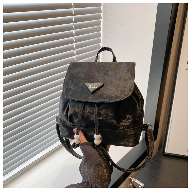 360g Weight Sewing Thread Fashion Element Flip Cover Closure Type Double Shoulder Straps Strap Type Functional Backpack Bags Type Casual Occasion Nylon Material Women's Backpack Backpack Solid Color Pattern All Seasons Season Women's Gender Elegant, Preppy Style Style Square Shape Solid Color Casual Women's Backpack Functional Backpack 17