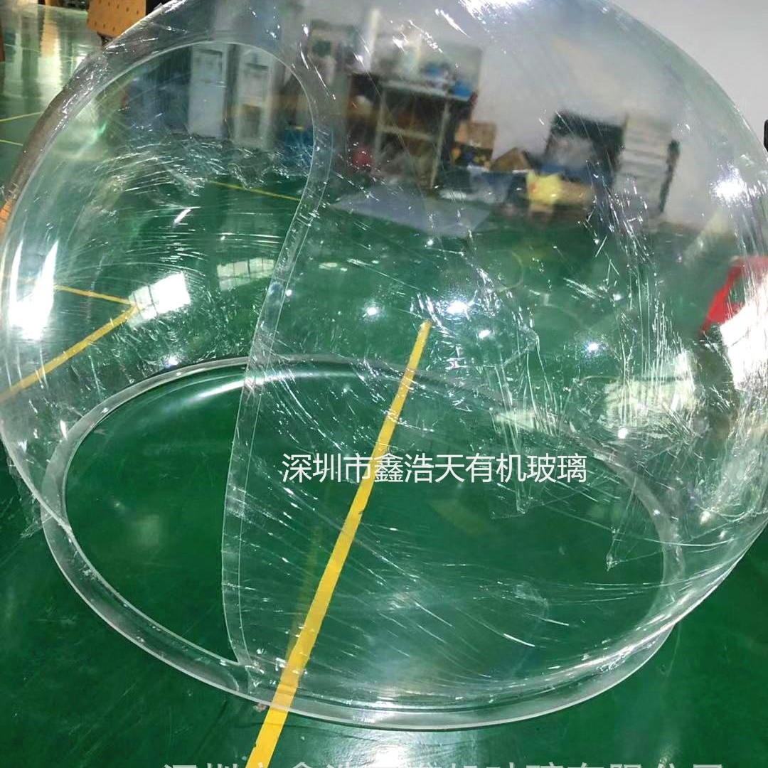亚克力透明超大半球罩开门大半球防尘罩展示罩模型灯罩半圆球