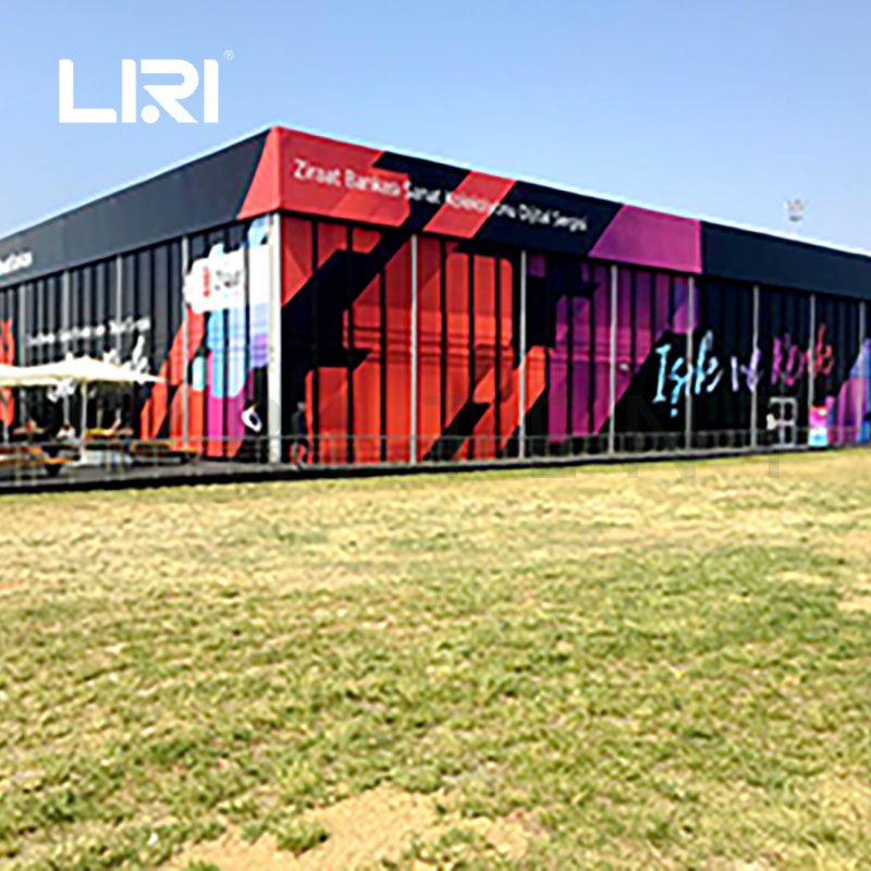 上海艺术展户外黑色两层楼铝合金框架气膜顶篷房出租销售安装
