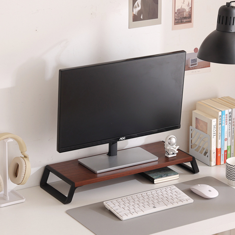 경사진 다리, 월넛 + 블랙 프레임, USB 없음