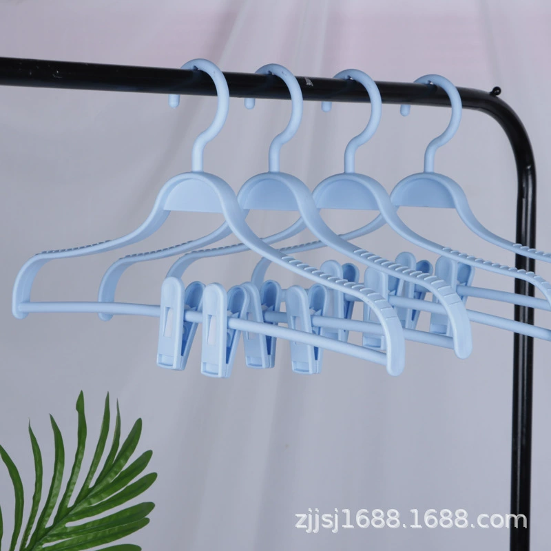 Взрослые пластиковые вешалки с зажимами для брюк оптом (A-вешалка)