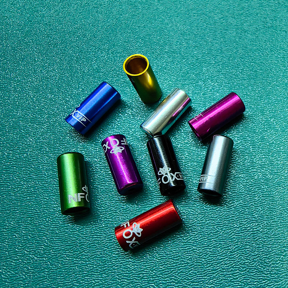 NFOX aleación de aluminio CNC tapa de tubo 5mm línea de freno manguito de tubo 4mm velocidad variable montaña carretera accesorios de bicicleta