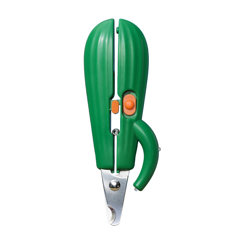 Nuevo cactus tijeras de uñas para mascotas con lámpara tijeras de uñas para gatos tijeras de uñas para perros tijeras de uñas para mascotas fábrica directa