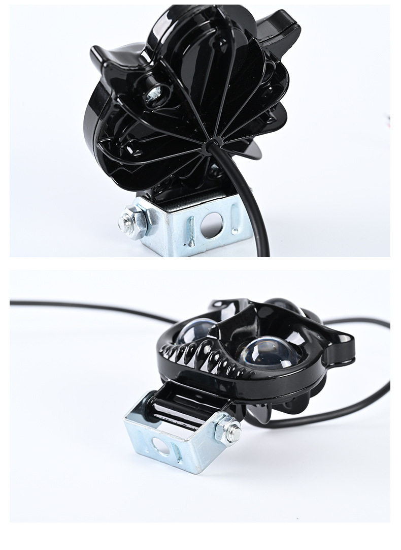 Tianyancat LED Spotlight Universal External Dual-Lens High-Low Beam Modified Headlight for Electric Vehicles and Motorcycles