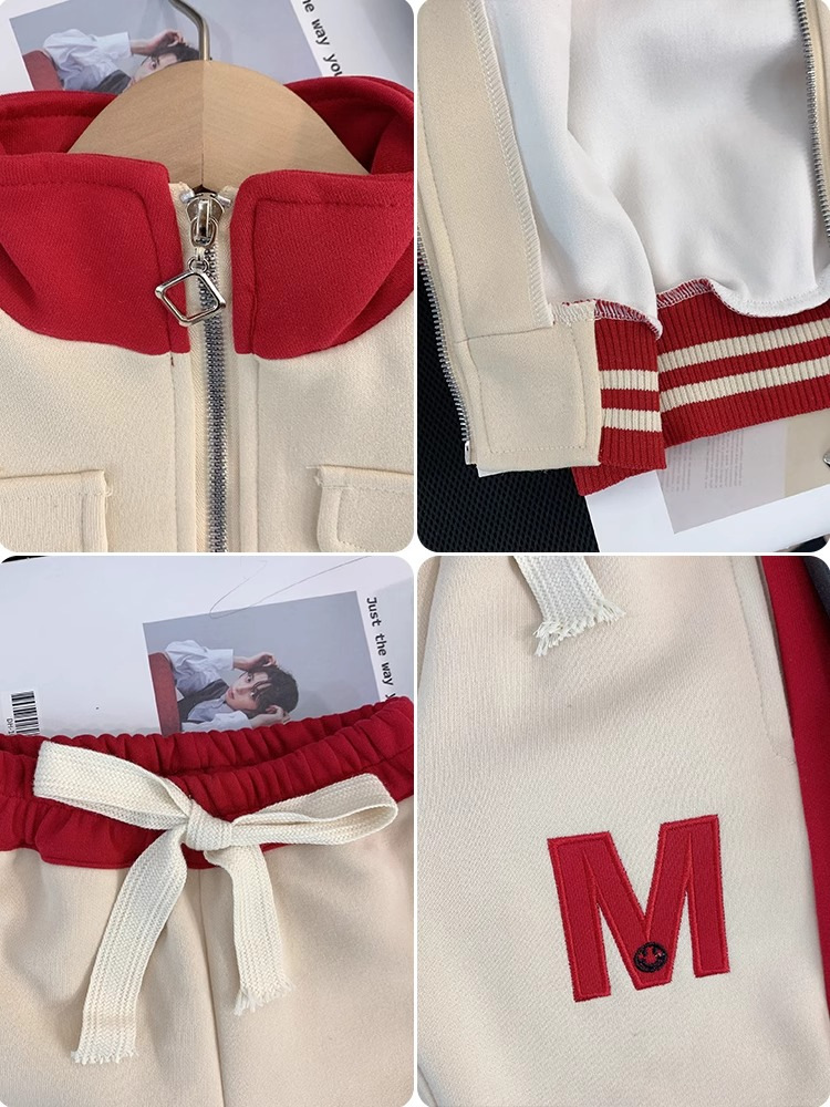 Ensemble de sport tendance pour filles, costume de Baseball décontracté pour petites filles, nouvelle collection printemps et automne 2023_voghion.com