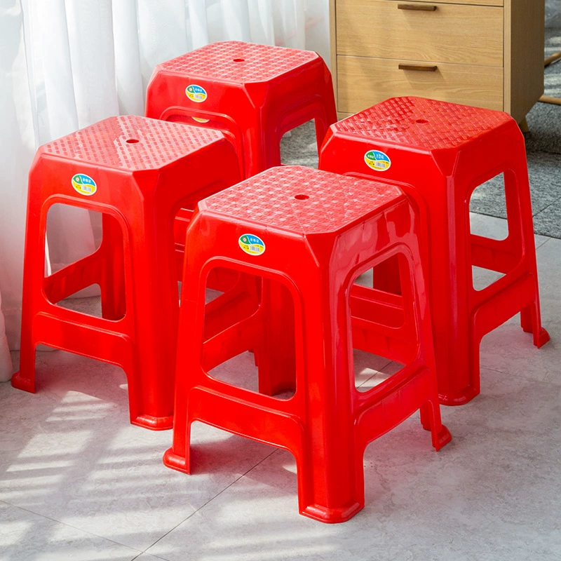 Стул Meisujia Tehou Zhujiang №6, промышленный высокий стул, утолщенный и прочный пластиковый стул для уличных киосков.