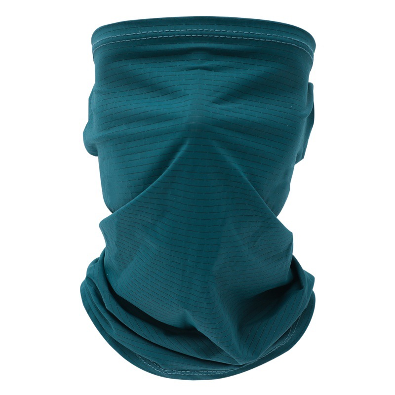 Breathable solid color scarf summer outdoor Ice Silk sun protection scarf simple collar sports magic scarf riding mask