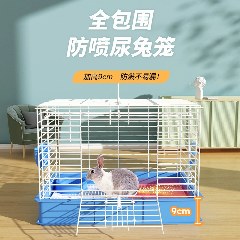 Клетка для кроликов с защитой от брызг мочи голландская свинья морская свинка автоматическая очистка навоза Бытовая в помещении и на открытом воздухе специальное Большое Гнездо для кроликов оптом
