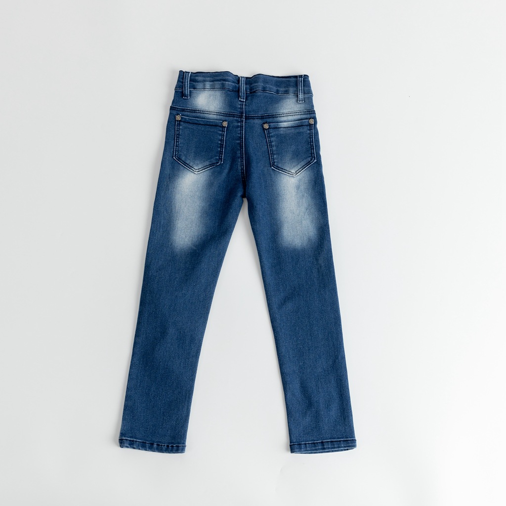 Denim elastic trousers for boys, jeans, children's clothing