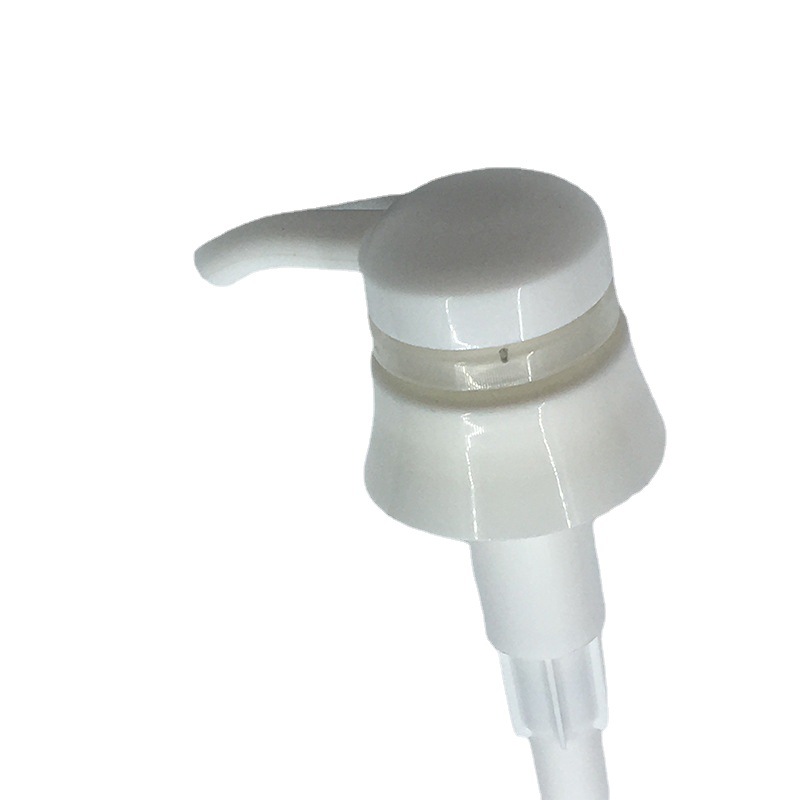 双层罗牙泵头 化妆品护肤品喇叭形圆头按压式塑料泵头包装