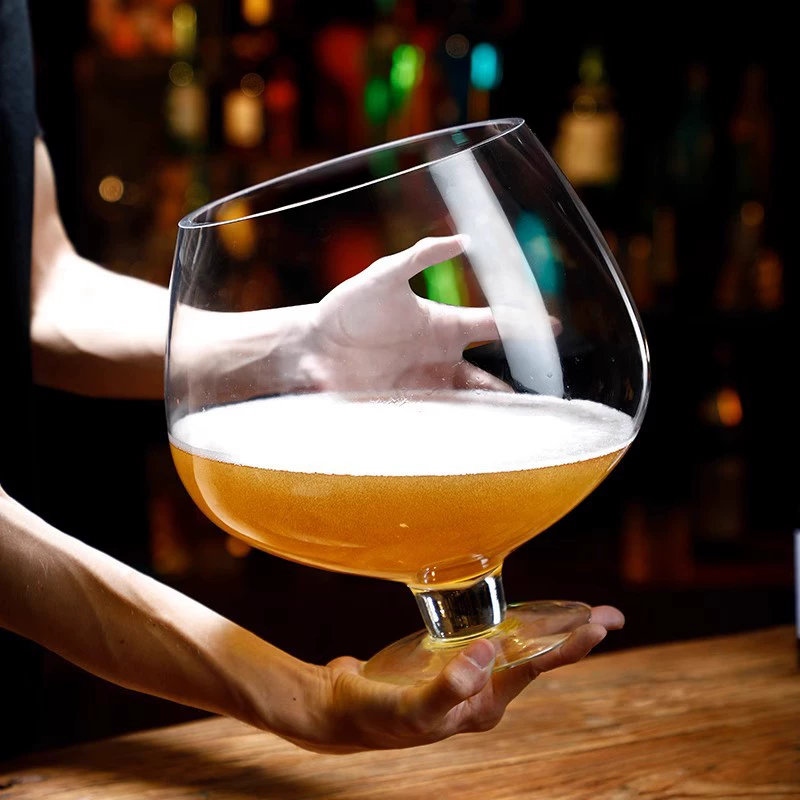 Очень большая пивная кружка Кружка героя большой емкости Большой стеклянный Кубок Jumbo Кружка Бар KTV Сращивание вина Кружка