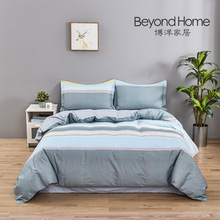 博洋家纺全棉四件套双人印花床单被套纯棉40支星河辰映床单款集采