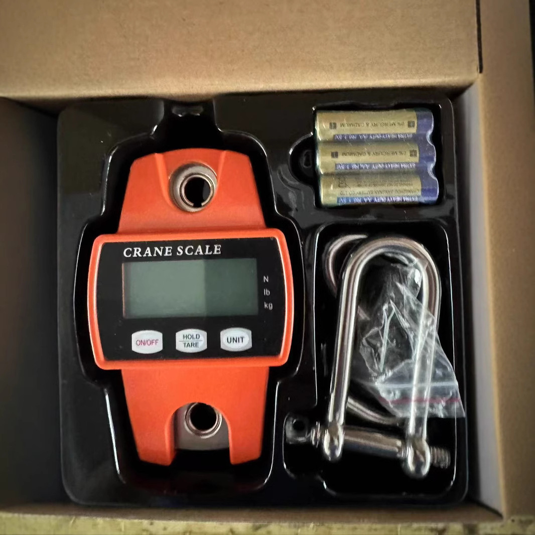 Escala electrónica de 300kg Escala de mano Escala de gancho Escala electrónica de mano