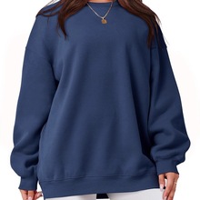 2025秋冬季新款欧美外贸跨境亚马逊独立站女装圆领时尚休闲卫衣女