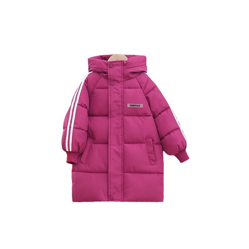 Fuente de comercio exterior invierno nuevo niño grueso ropa de algodón largo niño ropa de algodón plumón ropa de niños abrigo