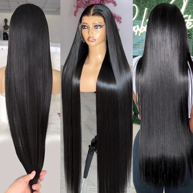 300g Weight Full Head Wigs Wig & Hair Extension Type Wigs Wig Accessories Long Straight Hair Wig Hairstyle Real Hair Hair Material Party, Street Occasion Women's Gender Elegant, Simple Style Style Women's Elegant Simple Style Party Street Real Hair Long Straight Hair Wigs 无