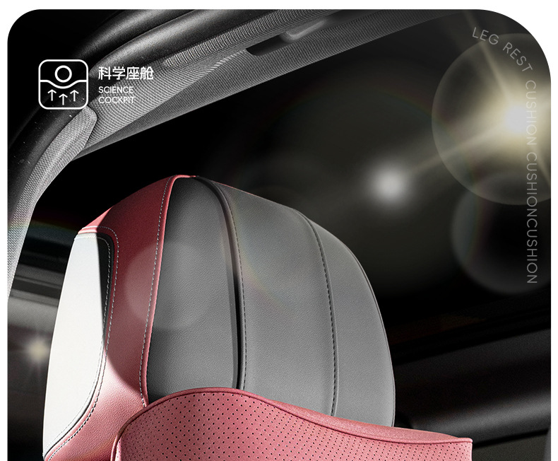 Suitable for Citroen C4C5C6 Car Headrest Sega Yunyi Versailles C3Xr Car Neck Pillow Cushion Lumbar Support