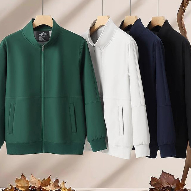 New Classy Business Jacket, Casual Soft Shell Jacket, Company Group Workwear, Custom Logo Embroider Advertising Shirt