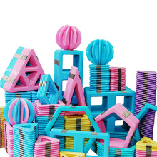 二代精钢磁力片积木磁性儿童玩具3-5-6-8周岁 散片散件建构片工厂