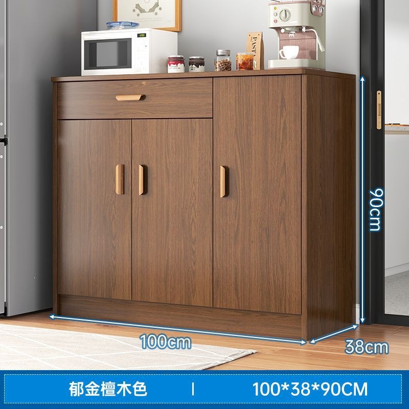Gabinete de té sala de estar gabinete de comedor artículos domésticos de madera maciza para preparar comidas contra la pared armario de almacenamiento armario de cocina