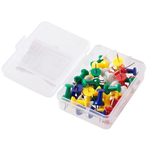Creative colorful pins, I-shaped nails, thumbtacks, painting cork nails, fixed pin nails, boxed I-shaped nails