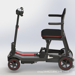工場直売可折り畳み老人車軽便四輪電気自動車障害者電気自動車は飛行機に乗ることができる