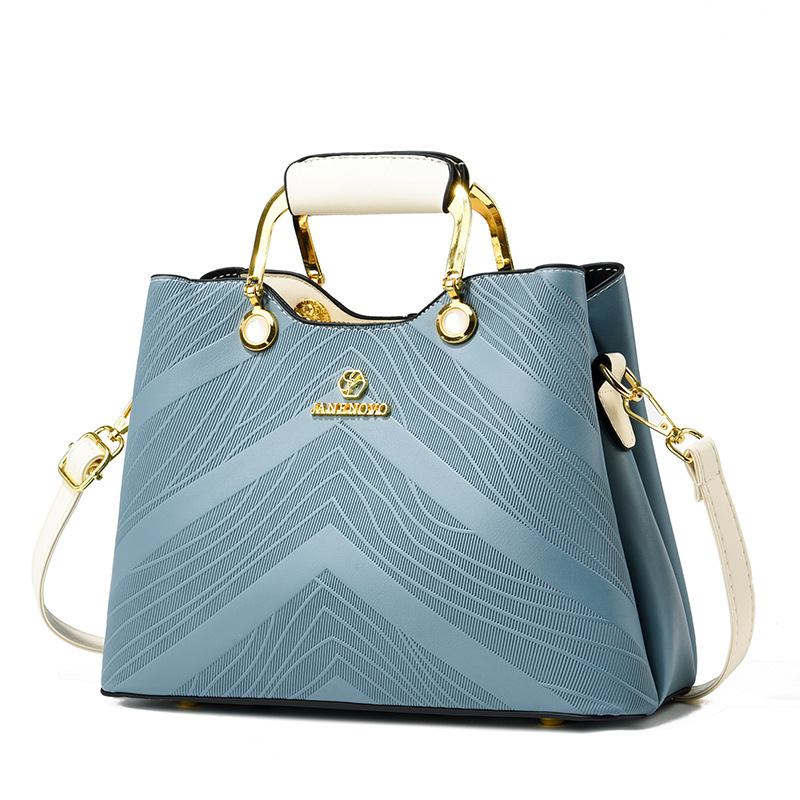 Bolso de mujer transfronterizo 2025 nueva moda simple día de San Valentín caja de regalo de madres de mediana edad bolso de hombro bolso de mano