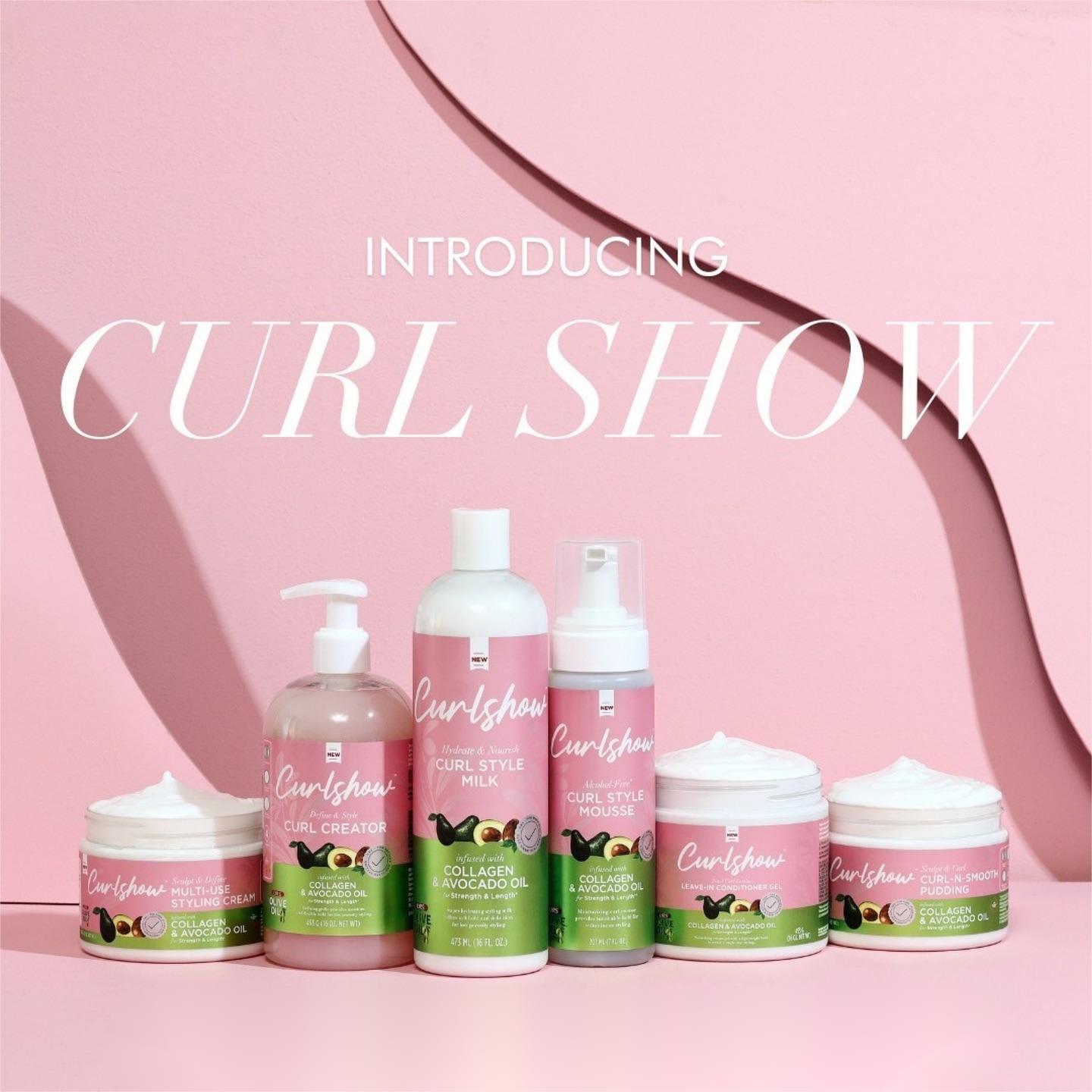 CURLSHOW  AVOCADO 牛油果卷发造型霜免洗护发素