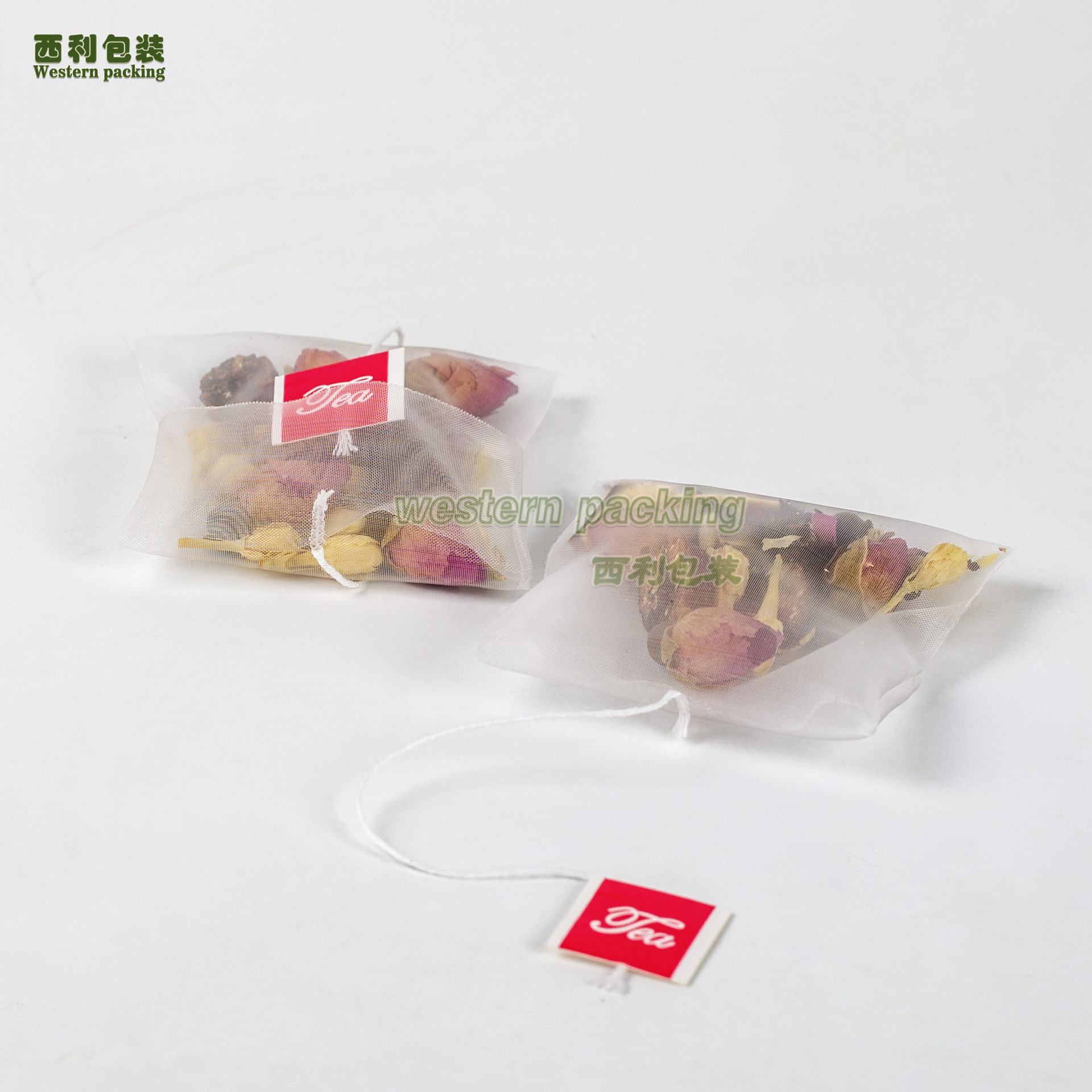 7.4*9cm尼龙反折茶包袋 一次性泡茶袋 尼龙茶叶包装过滤袋 隔渣袋