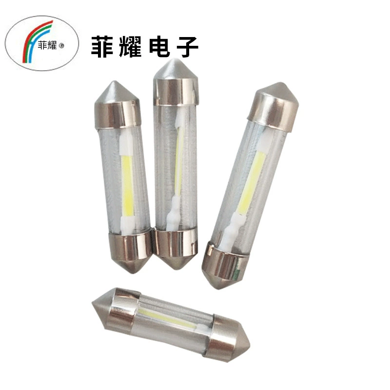 СВЕТОДИОДНЫЙ Автомобильный свет Светодиодная лампа для чтения с двойным наконечником 31/36/39/41 мм Светодиодная нить с двойным наконечником