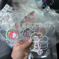 Рождественские украшения Мультфильм Sanrio KITTY Cat Crayon Shinxin Ароматерапия Кусочки Свежий воздух внутри автомобиля для удаления запаха