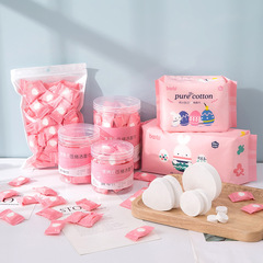 Manufacturer's disposable compressed towels for outdoor travel, convenient cotton face towels, hotel travel supplies, face towels