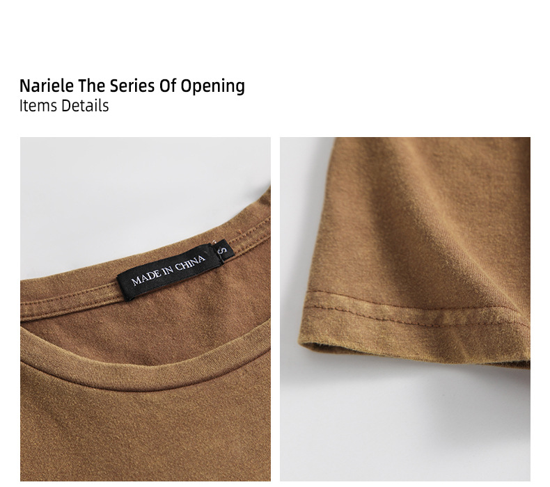 Title 9, Retro T-shirt met korte mouwen, ronde hals, ver...